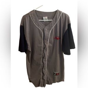 Cleveland Indians Women’s button top. Size Large.